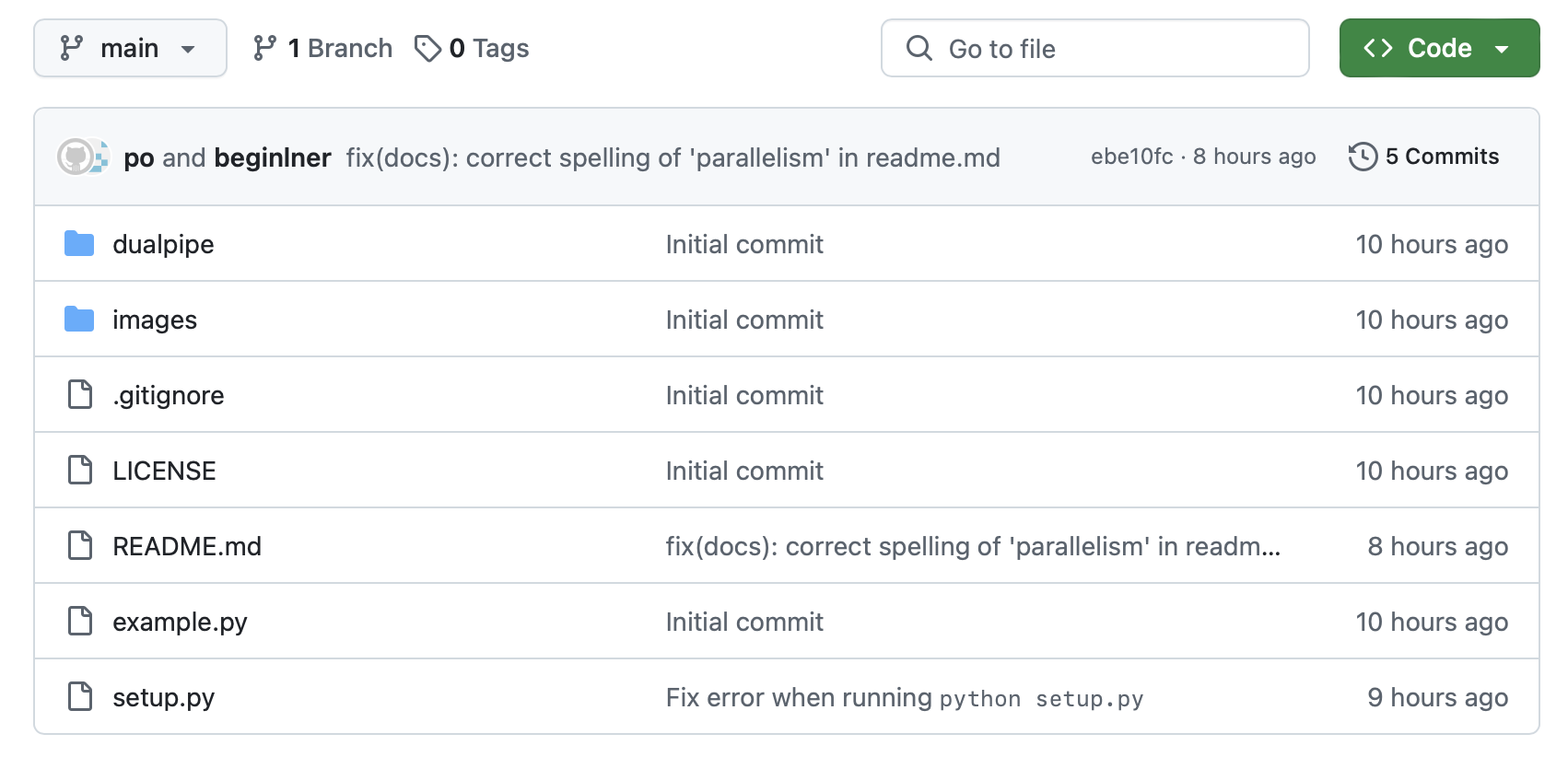 DualPipe Github